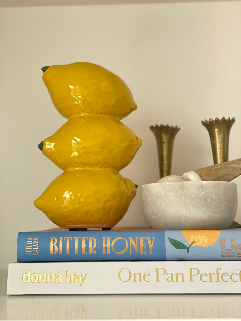 Lemon Bubble Vase