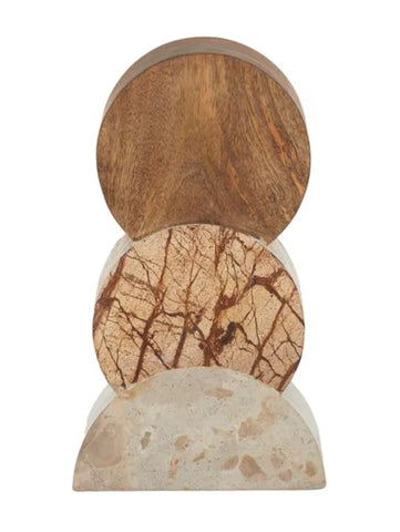 Marble & Wood Sculpture